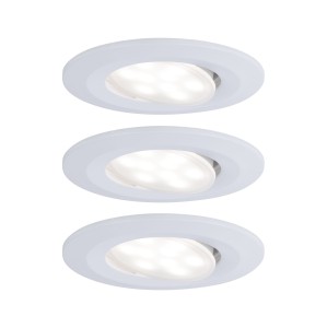 CALLA zestaw opraw wbudowywanych LED ruchomych 3x6W 230V 4000K IP65 biały mat 99927 Paulmann