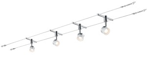 STAGE system linkowy LED 4x5W 230/12V 2700K biały/chrom 94080 Paulmann