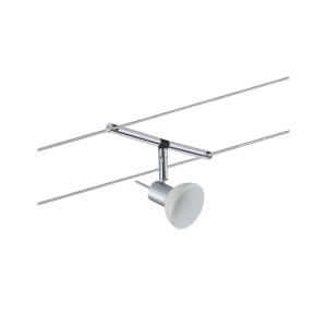 SHEELA oprawa do systemu linkowego max.1x10W 12V GU5,3 matowy chrom/opal 94131 Paulmann
