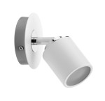 TUBE SPOTLIGHT oprawa sufitowo-ścienna max. 1x10W GU10 230V IP44 biały/chrom 66717 Paulmann