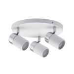 ZYLI SPOTLIGHT oprawa sufitowo-ścienna max. 3x10W GU10 230V IP44 biały/chrom 66712 Paulmann