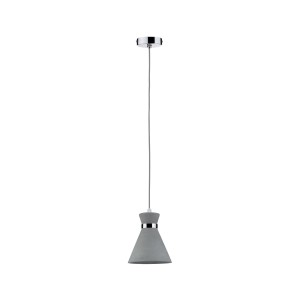 VERVE lampa wisząca max. 1x20W E27 230V IP44 chrom/szary 70890 Paulmann