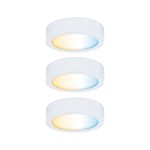 Clever Connect DISC zestaw opraw meblowych LED 3x2,1W 12V 2700-6500K ściemnialny biały mat 99975 Paulmann