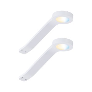 Clever Connect MIKE zestaw lampek meblowych LED 2x2W 12V 2700-6500K ściemnialny biały mat 99973 Paulmann