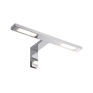 DOUBLE HOOK galeria nad meble i lustra 3-7mm LED 2x3,2W 230V 2700K IP44 chrom 99385 Paulmann
