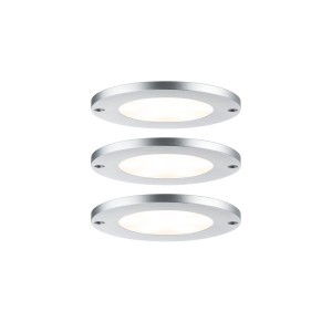 LEAF zestaw opraw meblowych LED 3x4W 230/12V 2700K aluminium szczotkowane 93562 Paulmann