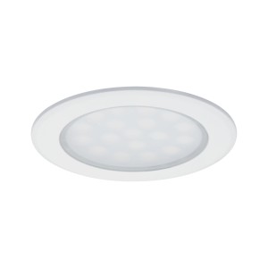 Zestaw opraw wbudowywanych meblowych LED 2x2,5W 230/12V 3000K biały mat 99921 Paulmann