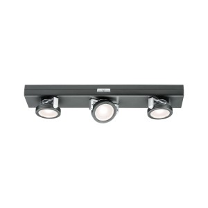 ROTATE lampka meblowa LED na baterie 3x0,2W 3000K chrom mat/antracyt 70636 Paulmann