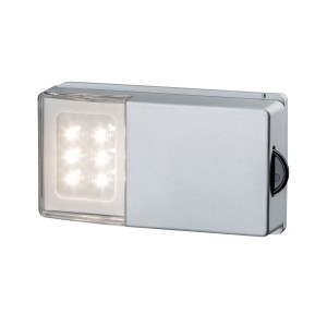SnapLED lampka do szaf przesuwnych LED na baterie 0,33W 2700K srebrna 70498 Paulmann