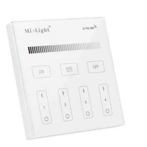 Panel naścienny MONO (230V) 4-strefy T1 Mi-Light