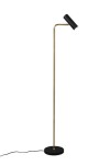 Marley lampa podłogowa czarno-złota 412400108 Trio - NEGOCJUJ CENĘ!