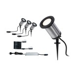 Plug and Shine Spot Classic zestaw podstawowy 3000K 3x5,1W 24V IP65 antracyt 94286 Paulmann