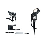 Plug and Shine Spotlight Sting zestaw podstawowy IP67 3000K 3x6W 24V ściemnialny 93696 Paulmann