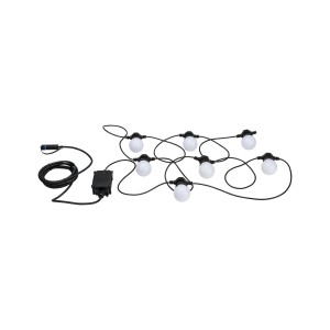 Plug and Shine girlanda ogrodowa 6,8m IP44 3000K 24V 7x0,2W 94165 Paulmann
