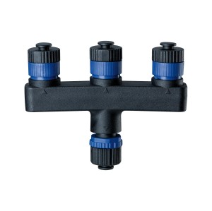 Plug and Shine rozdzielacz IP68 1in-3out czarny 93929 Paulmann