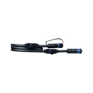 Plug and Shine przewód łączeniowy 1in-3out 1m IP68 czarny 93994 Paulmann