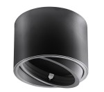ISUMI sufitowa oprawa natynkowa pojedyncza czarna GTV