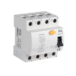 KRD6-4/25/30 Wyłącznik różnicowo-prądowy, 4P 23183 Ideal TS