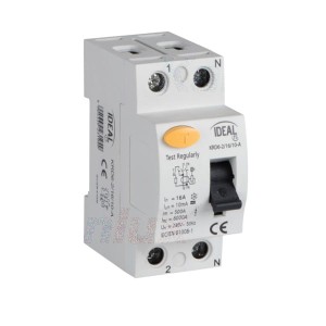 KRD6-2/16/10-A Wyłącznik różnicowo-prądowy, 2P 23194 Ideal TS