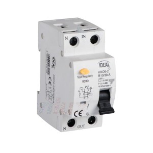 KRO6-2/B10/30-A Wyłącznik róznicowo-prądowy, z członem nadmiarowym, 6kA, 2P 23214 Ideal TS