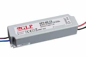 Zasilacz impulsowy do LED GPV 60W 12V 5A IP67