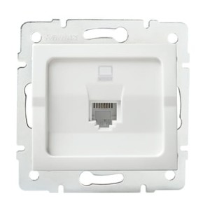 LOGI 02-1399-002 biały adapter gniazda RJ45 25926 Kanlux