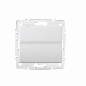 LOGI-02-1561-102 biały gniazdo zasilające francuskie IP44 33490 Kanlux