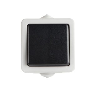 TEKNO 05-1000-143 czarny łącznik jednobiegunowy 25348 Kanlux