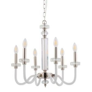 HAMPTON VI  żyrandol  6XE14  chromowy  8154  Nowodvorski Lighting - NEGOCJUJ CENĘ!