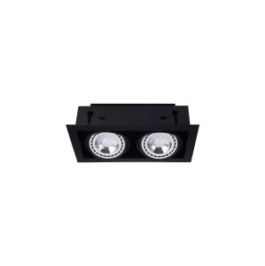 DOWNLIGHT II lampa punktowa podtynkowa 2xGU10 czarna 9570  Nowodvorski Lighting - NEGOCJUJ CENĘ!