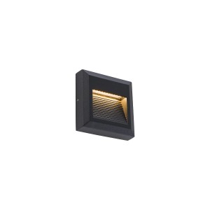 SIDEWALK SQUARE lampa ścienna LED 1,6W 3000K czarna 8148 Nowodvorski Lighting - NEGOCJUJ CENĘ!