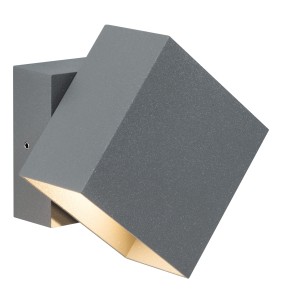 CYBO oprawa elewacyjna 2x3W IP65 szara 18002 Paulmann