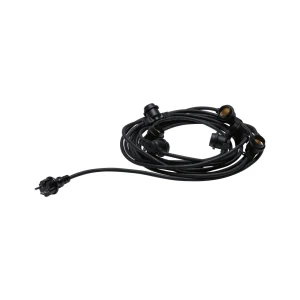 LIGHT CHAIN łańcuch świetlny 7xE27 IP44 czarny 94316 Paulmann