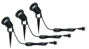 GARDEN SPOT lampy ogrodowe LED 3xGU10 IP65 czarny 98897 Paulmann