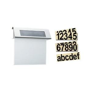 SOLAR HOUSE NUMBER kinkiet (numer domu) LED 0,2W IP44 stal szlachetna 93765 Paulmann