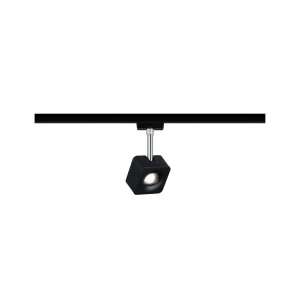 SPOT CUBE spot do systemu szynowego LED ściemnialny 1x8W 700lm 4000K czarny matowy 96941 Paulmann