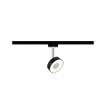 SPOT CIRCLE spot do systemu szynowego LED ściemnialny 1x5W 355lm 2700K czarny matowy 96915 Paulmann