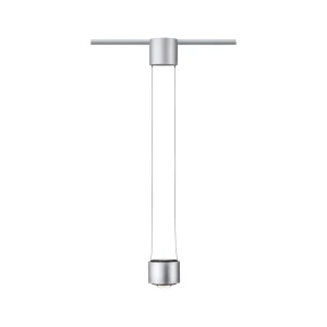 PENDULUM ALDAN oprawa wisząca do systemu szynowego LED 1x8,5W/1x4,5W 880/480lm 2700K chrom matowy/czarny 95520 Paulmann
