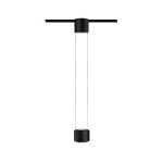 PENDULUM ALDAN oprawa wisząca do systemu szynowego LED 1x8,5W/1x4,5W 860/460lm 2700K czarny matowy 94972 Paulmann