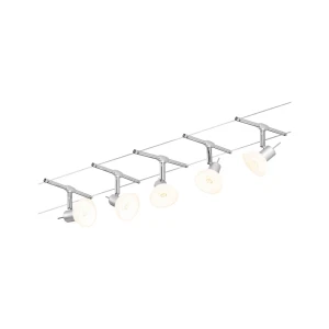 SET SHEELA system linkowy LED max.5x10W 5XGU5,3 chrom matowy 94136 Paulmann