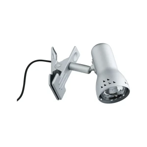 ASSISTENT GRYPS lampa z klipsem max.40W 1xE14 żelazo szczotkowane 99825 Paulmann