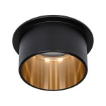 GIL oprawa wpuszczana LED ściemnialna 6W 470lm 2700K IP44 złoty/czarny 93378 Paulmann