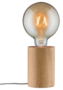 TALIN lampa stołowa E27 max.20W drewno 79640 Paulmann