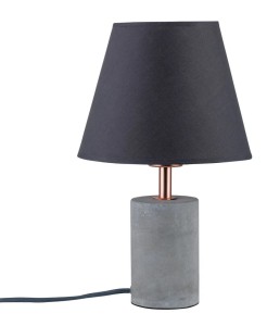 TEM lampa stołowa E27 max.20W szary/miedziany 79622 Paulmann
