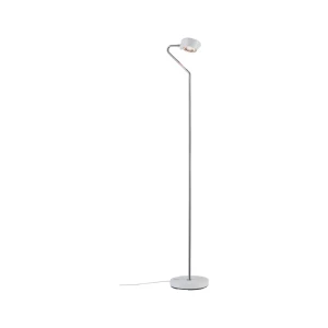 RAMOS lampa podłogowa LED ściemnialna 7,5/3,5W 840/320lm 2700K biały mat/chrom 70920 Paulmann