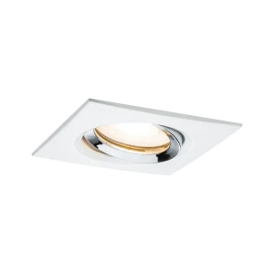 NOVA PREMIUM oprawa wbudowywana LED ściemnialna ruchoma 1xGU10 1x7W 1x460lm 2700K IP65 biały mat/chrom 92904 Paulmann