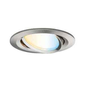 NOVA PLUS COIN oprawa wbudowywana LED ruchoma 1x6W 3x470lm 2700-6500K żelazo szczotkowane 92961 Paulmann