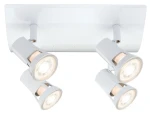 TEJA lampa sufitowa LED 4xGU10 max.4x10W 230V biały 66705 Paulmann