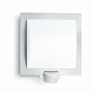 Kinkiet L 20 z czujnikiem max. 60W E27 230-240V IP44 srebrny 566814 Steinel