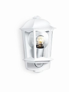 Kinkiet L 190 z czujnikiem max. 100W E27 230-240V IP44 biały 644512 Steinel